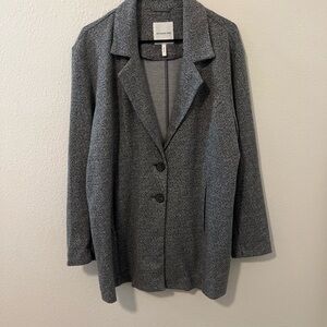 Avec Les Filles Charcoal Blazer